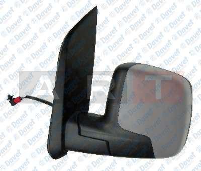 ART M001.1390 Dis Dikiz Aynasi Elektrikli Isitmali Astarli Sol Fiat-Peugeot-Citroen Fiorino 07->